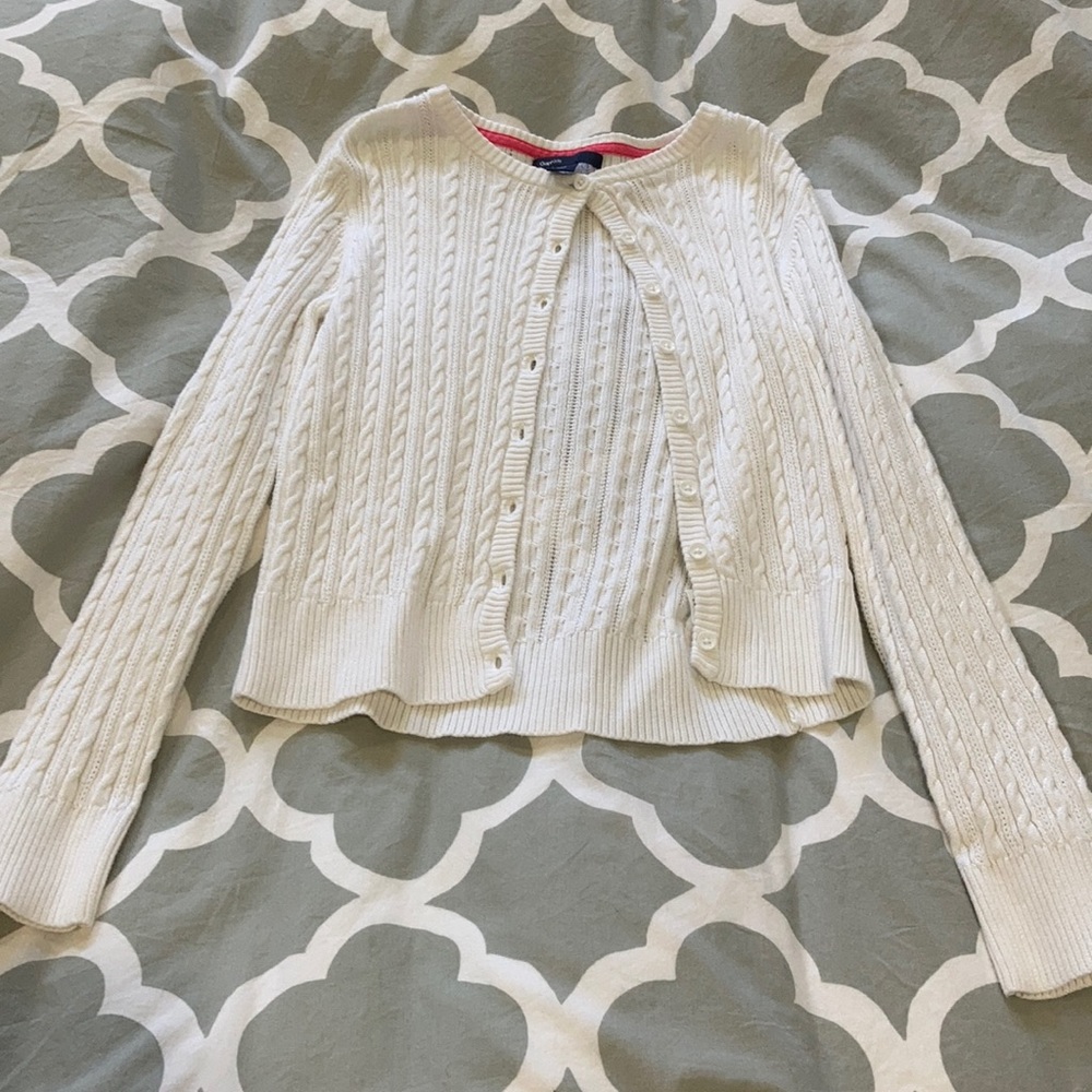 Girls cable knit sweater
